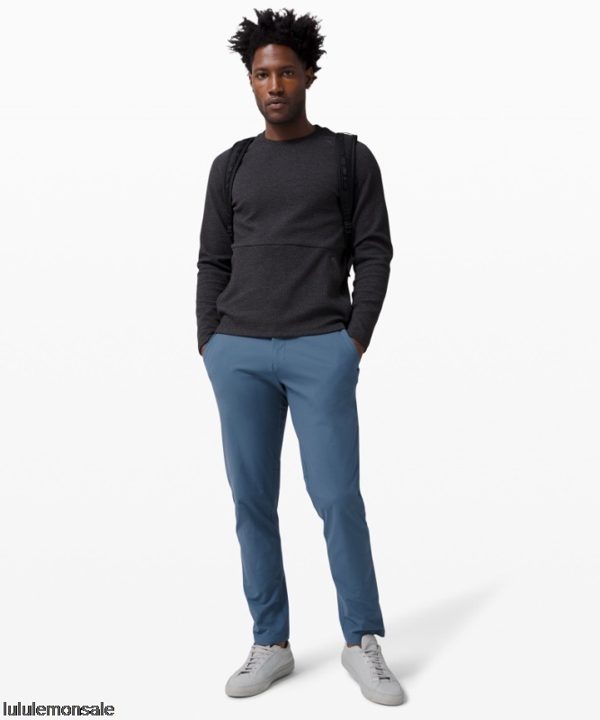 Lululemon Deutschland DELULU1066 | Lululemon Deutschland Iron Blue Commission Classic-Fit Hose 30 Warpstreme Nur Online